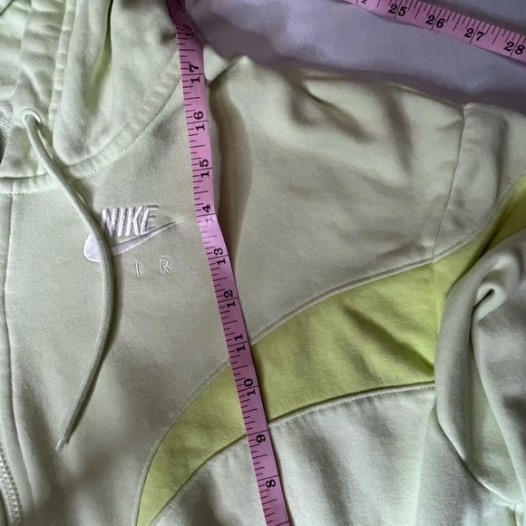 Nike Women's Light Cream and Yellow Zip-Up Jacket - Picture 4 of 11